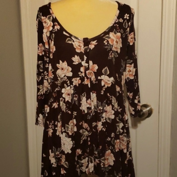 TORRID Babydoll Floral Top - Picture 1 of 5